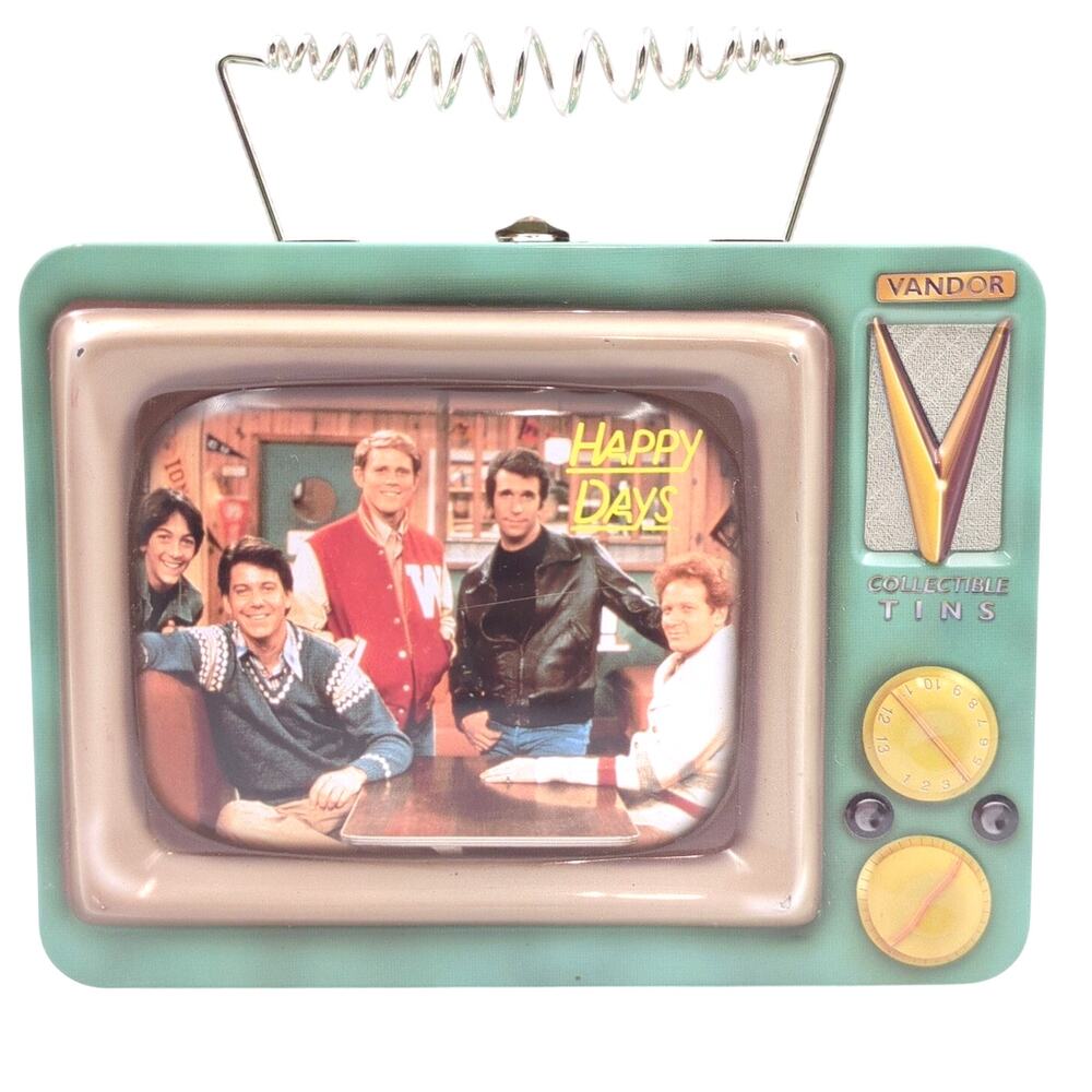 Happy Days TV Show Metal Lunchbox Vandor 1999 Collectible Tins Reproduction